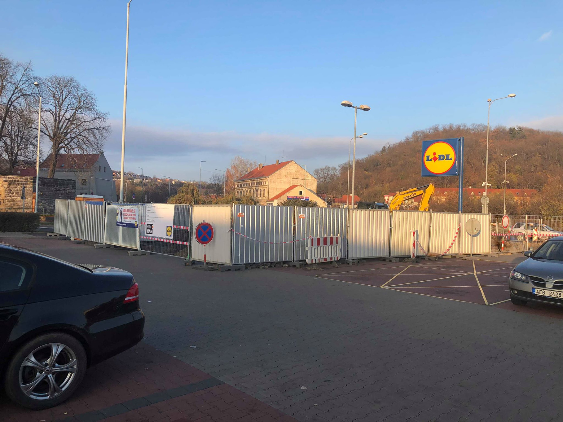 Přestavba prodejny Lidl – zařízení stavby a technika