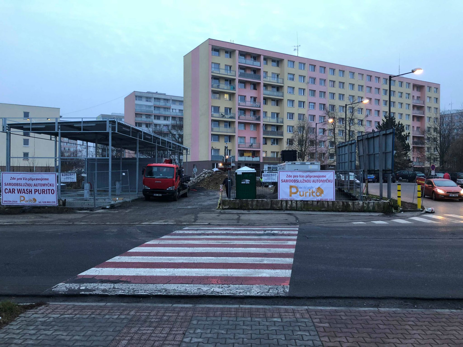 Výstavba samoobslužné automyčky Car Wash Purito