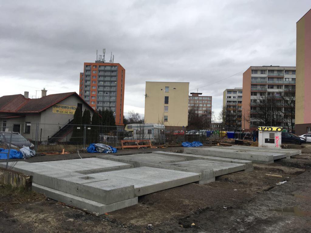 Základové desky rezidenčního projektu